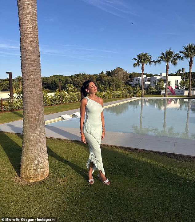 And she gave her followers a glimpse into the lavish trip, while flaunting her sensational figure in a number of summer dresses