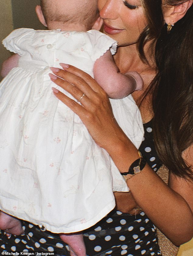 Doting mum Michelle dressed Palma in an adorable dress as she took the tot to dinner