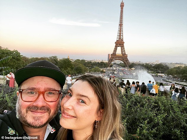 n February 2023, Trent posted on his public Instagram about how he reconnected with an old friend, who he later started dating, Alexis Armistead (pictured)