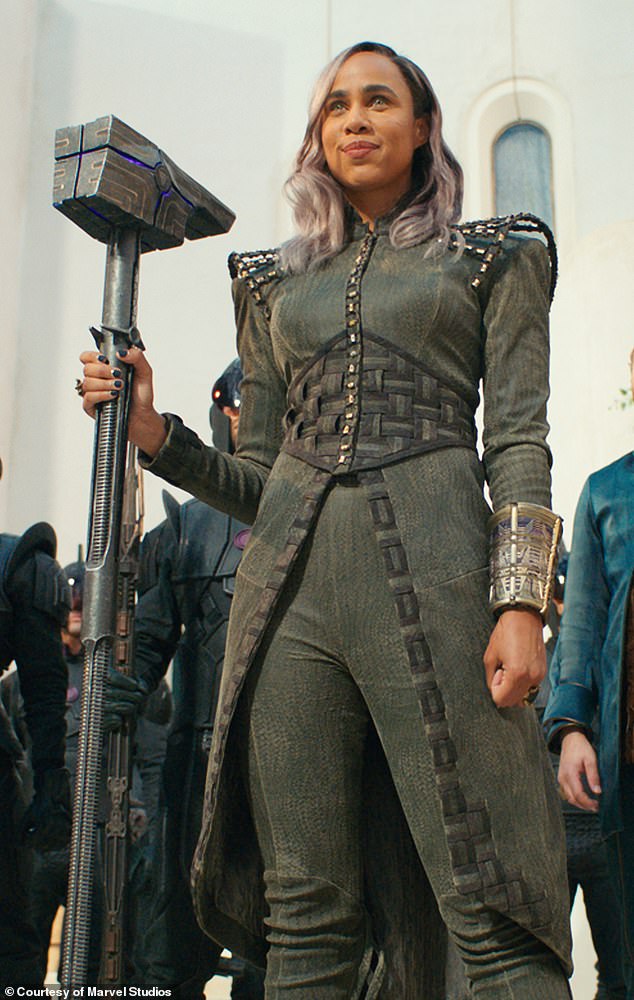The actress, 40 ¿ a Marvel star herself, playing Dar-Benn ¿ also confirmed to Vogue she is expecting their second child