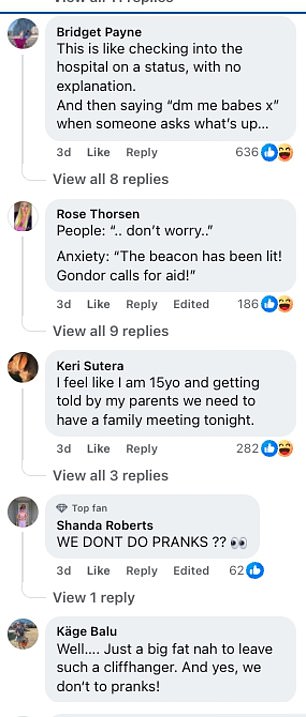 The jarring cliffhanger left fans spiralling across multiple platforms, with YouTube and Facebook comments flooding in as the show's devoted listeners tried to make sense of the bizarre ending