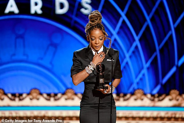 Kara Young won best featured actress in a play for her performance in Purpose