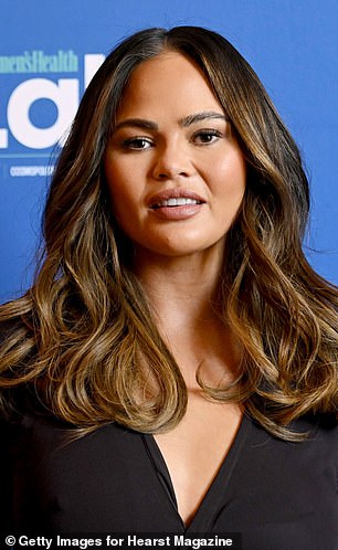 Teigen, pictured in NYC last month, declared her support for the protesters