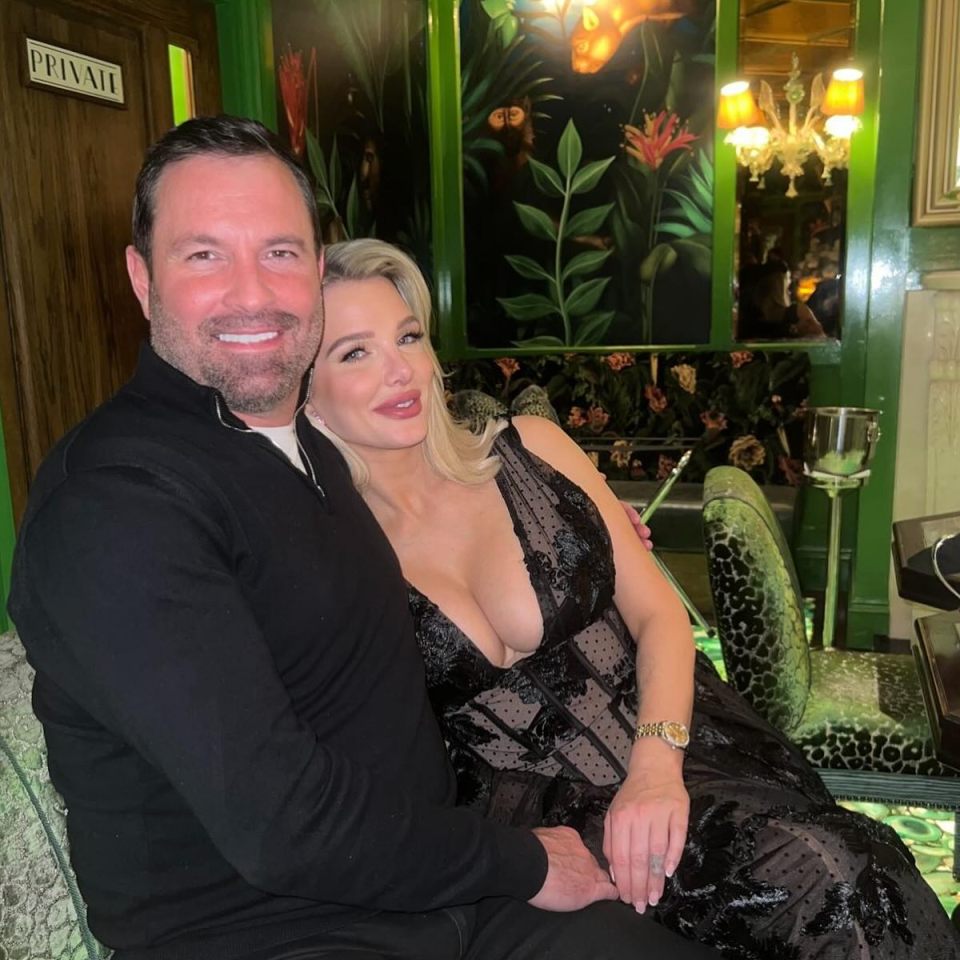 Helen Flanagan and her partner on a date night.