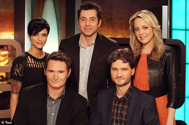 The Project first aired in July 2009, then known as The 7PM Project. Pictured (L to R) The 7pm Project panel Ruby Rose, Dave Hughes, James Mathieson, Charlie Pickering and Carrie Bickmore