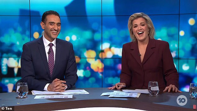 There were no tears, but there were some laughs, as the cast looked back at their time on the show, thanking viewing and their crew. 'It has been a privilege to serve you' Aly said