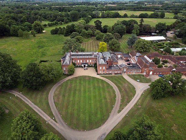 The celebrations took place at the very swanky Braxted Park Estate in Essex