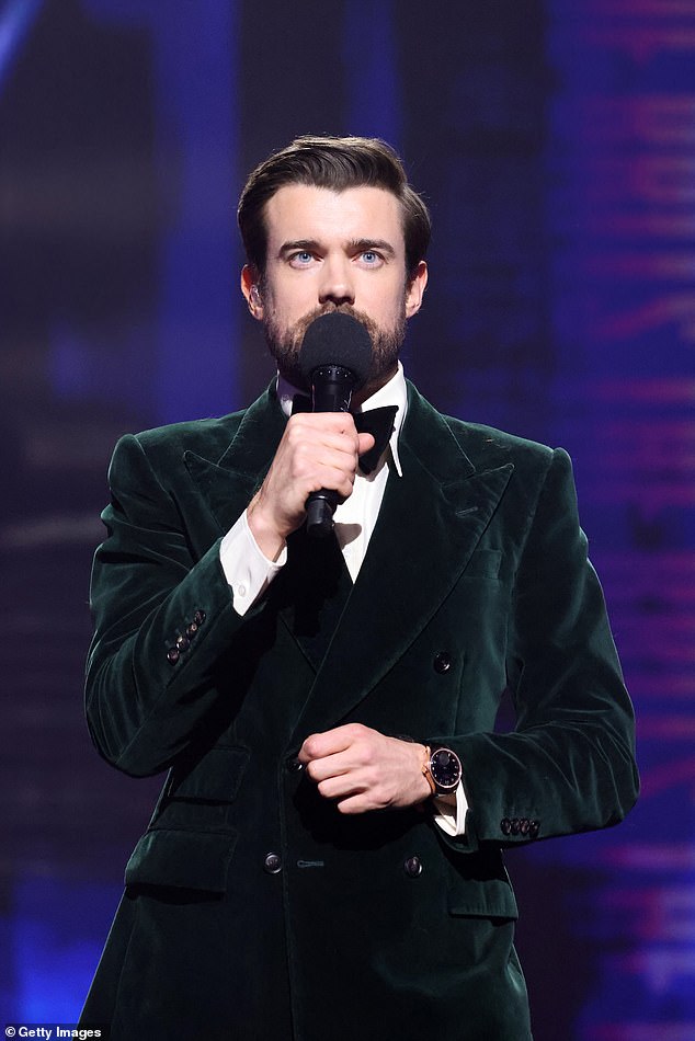 After nearly five decades in London, the ceremony will be marking a bold new chapter taking place on Saturday, February 28th, and will broadcast exclusively on ITV1, ITVX, STV and STV Player; pictured host Jack Whitehall