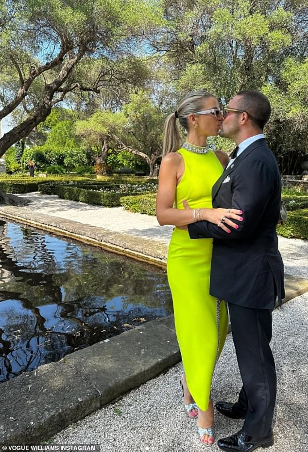 It comes just days after Vogue and Spencer marked a milestone in their marriage as Vogue took to social media to share some sweet snaps
