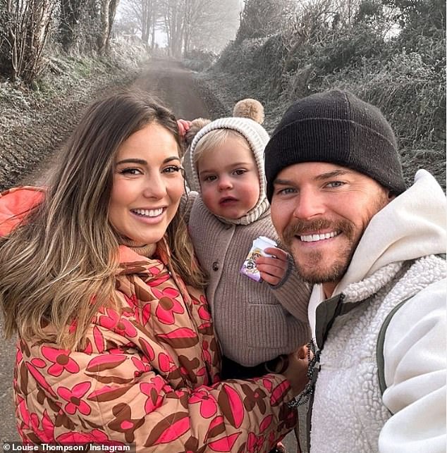 Louise, 34, nearly died when she welcomed Leo-Hunter in 2021 after a emergency caesarean in which she lost '12 and a half litres of blood'