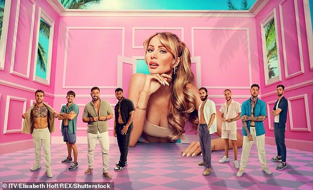 Olivia is seen in the promotional picture for her series Bad Boyfriends