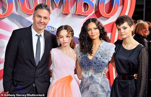 Parker is the daughter of Emmy winner Thandiwe Newton , 52, and writer/director Ol Parker, 56; Pictured in London  in March 2019, with sister Ripley, now 23