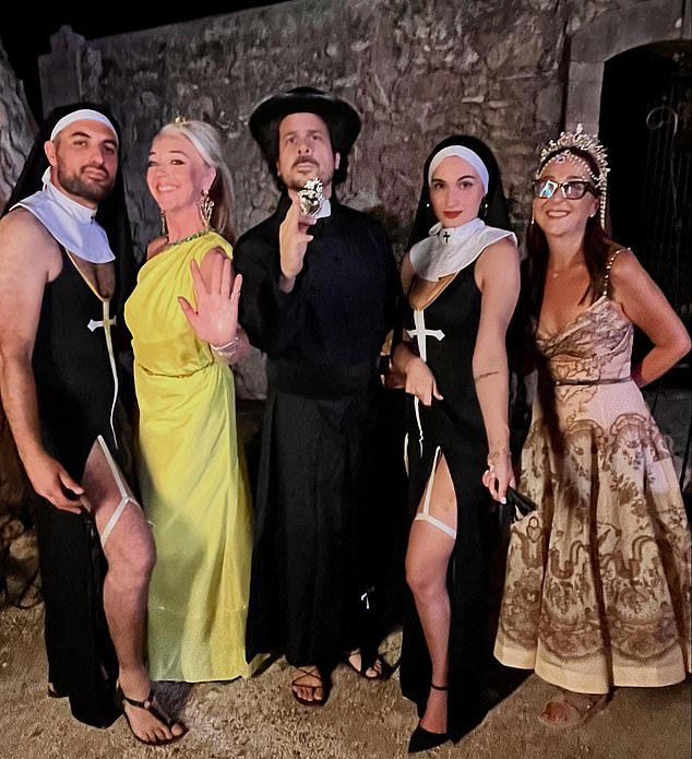 Former ‘It-girl’ Tamara Beckwith’s wild partying days aren’t completely behind her if this picture is anything to go by
