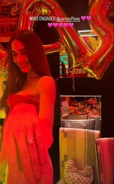 AJ Pritchard and Zara Zoffany engaged.