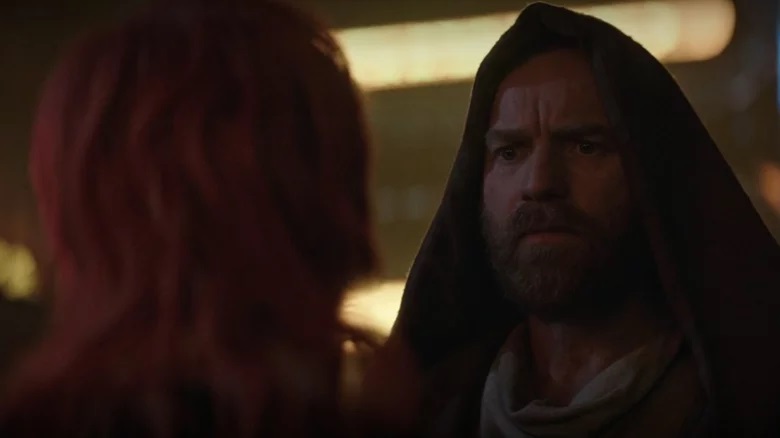 Ewan McGregor and his daughter in a scene from Obi-Wan Kenobi.