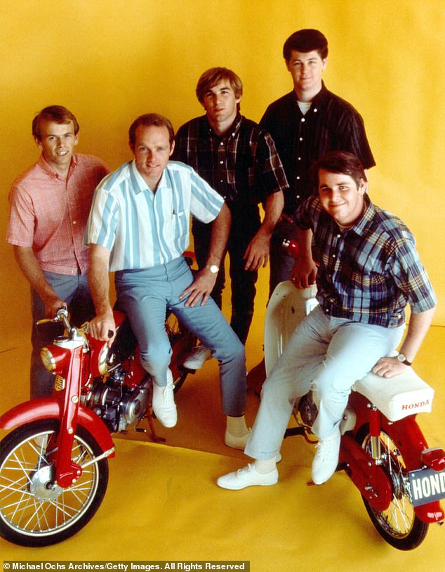 The Beach Boys are pictured in 1964