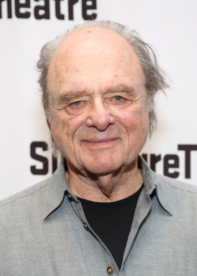 Harris Yulin at the Off-Broadway opening night of Thom Pain.