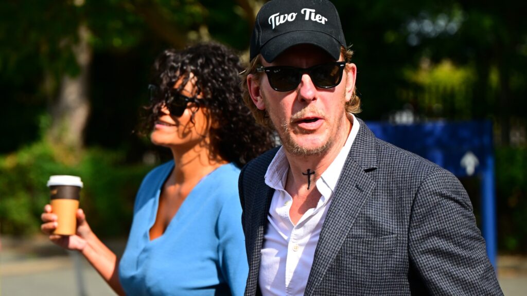 Laurence Fox arrives at court charged with sex offences after ‘sharing upskirting photo of TV star Narinder Kaur’