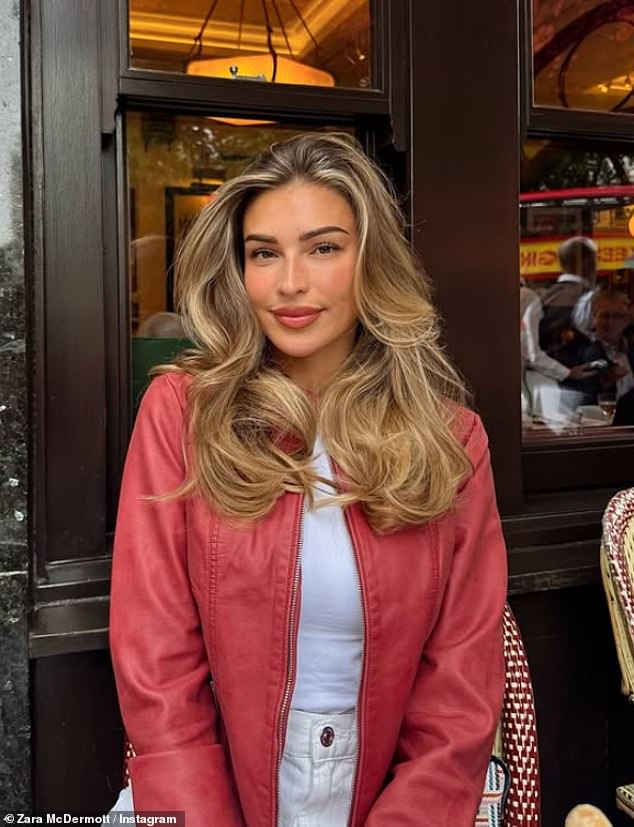 Zara even showed her support for her new boyfriend Louis the night before