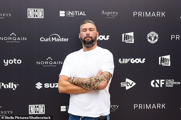 Tony Bellew looked ready to play football in the game