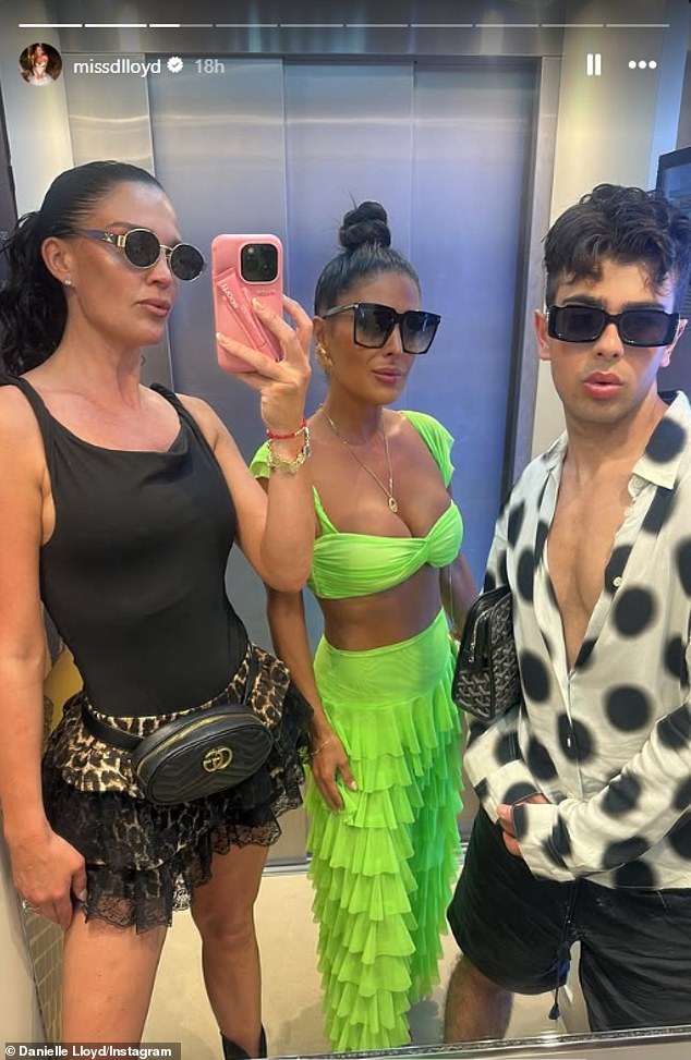 While Danielle also shared snaps of her partying it up during Tomorrowland and Dimitri Vegas & Like Mike's set at Ushuaïa Ibiza the day before