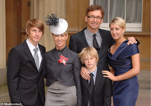 Karen has three children Josh, 35, Jordan, 33, and Jake, 28, with Kevin Stanford, her ex-husband and former business partner
