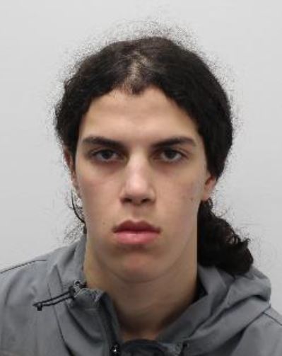 Mugshot of Zacariah Boulares, an 18-year-old accused of stealing a mobile phone.
