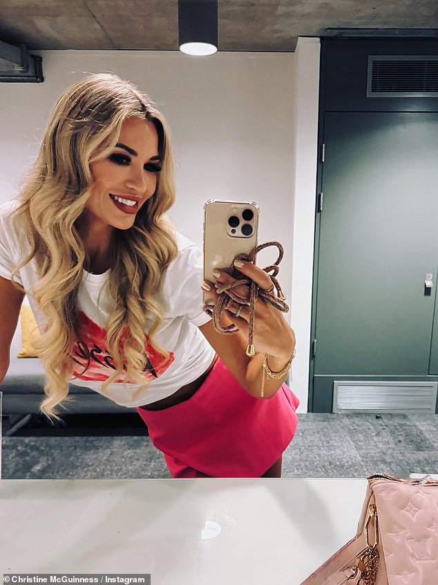 The TV personality, 37, looked incredible in a lemon yellow mini dress before slipping into a hot pink mini skirt in fun snaps shared to her Instagram on Thursday