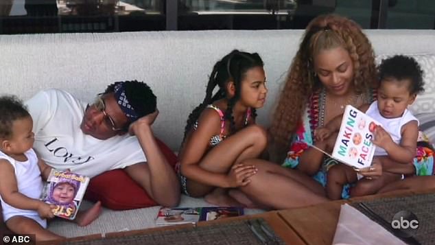 Beyoncé and her husband of 17 years - Jay-Z (born Shawn Carter) - are notoriously private about their children Blue Ivy, 11, and twins Rum and Sir, eight, rarely discussing their son