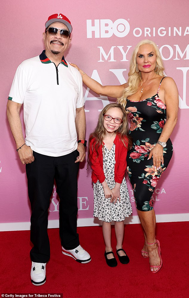 The rapper-turned-actor, 67, was joined on the red carpet by wife of 23 years Coco Austin, 46, and their nine-year-old daughter Chanel