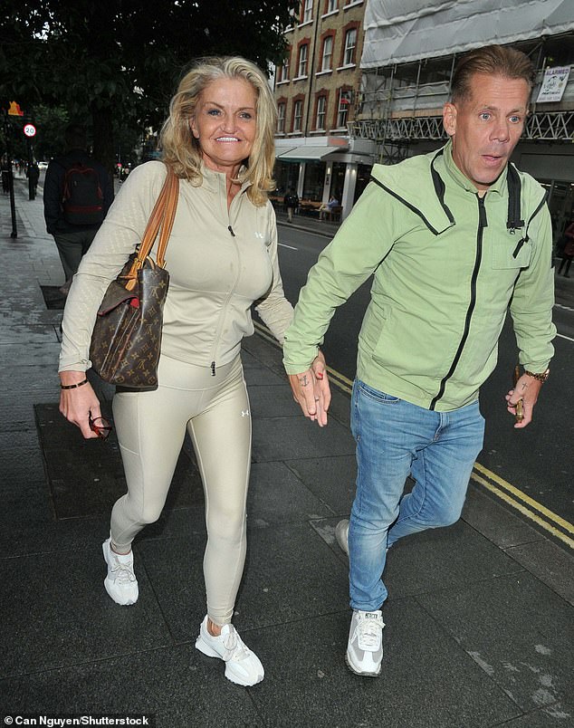 The pair reportedly began as friends after meeting in a Croydon pub, and had known each other for six years before deciding to take their relationship to the next level [pictured last week]