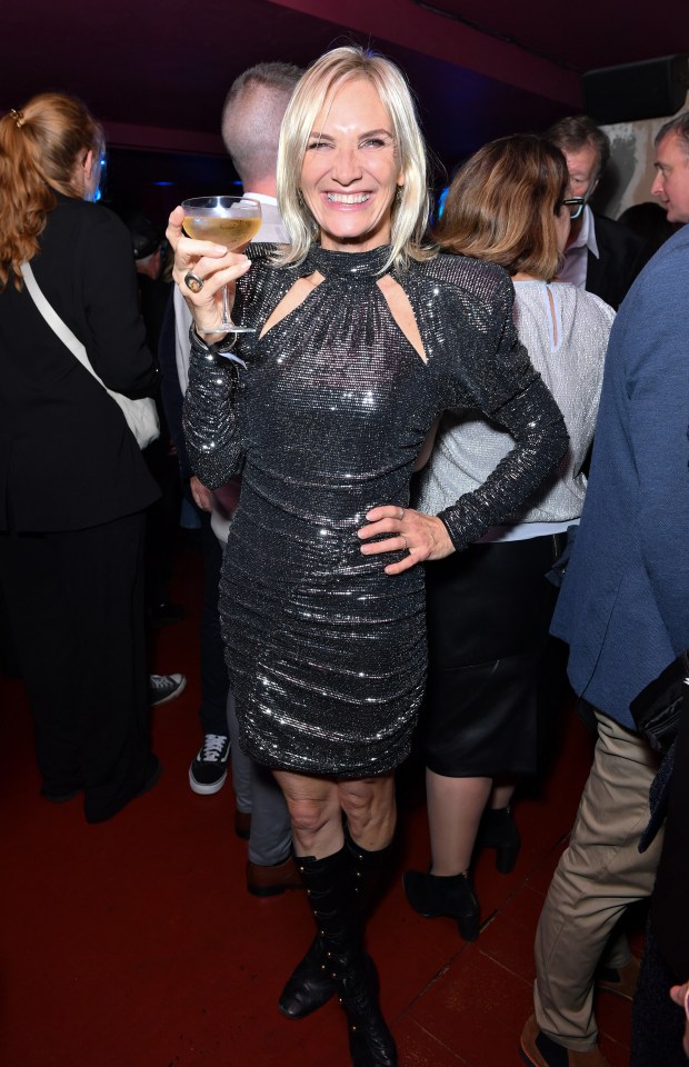 Jo Whiley at an after-party.