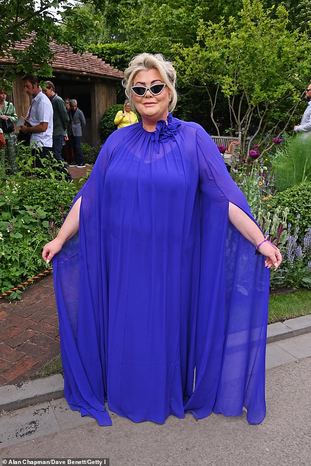 Amid her new Ladies' Day Ascot campaign with Paddy Power, she said: 'Of course I'd love it to be made a Dame, but I don't think it's going to happen just yet. One day that is the dream. It would just be the best thing that could ever happen' (pictured in May)