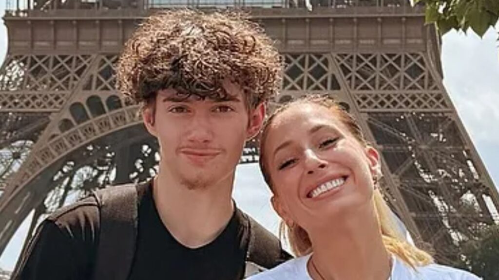 Stacey Solomon's son Zach, 17, towers over her as they enjoy Pokemon holiday in Paris after TV series rows