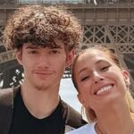 Stacey Solomon's son Zach, 17, towers over her as they enjoy Pokemon holiday in Paris after TV series rows