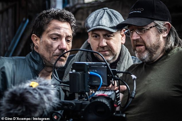 But now Gino has revealed he'll be back on screens this September with a brand-new travelogue titled An Italian In Malta, exploring the Mediterranean island - plus a drama series where he plays a grease-covered mechanic (pictured during filming)