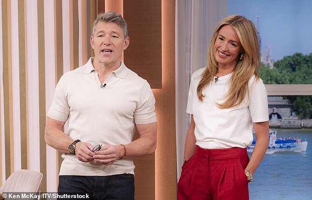 Wynne Evans appeared on ITV's This Morning last Wednesday to tell hosts Cat Deeley and Ben Shephard: 'There has never been any complaints about me. Ever!'