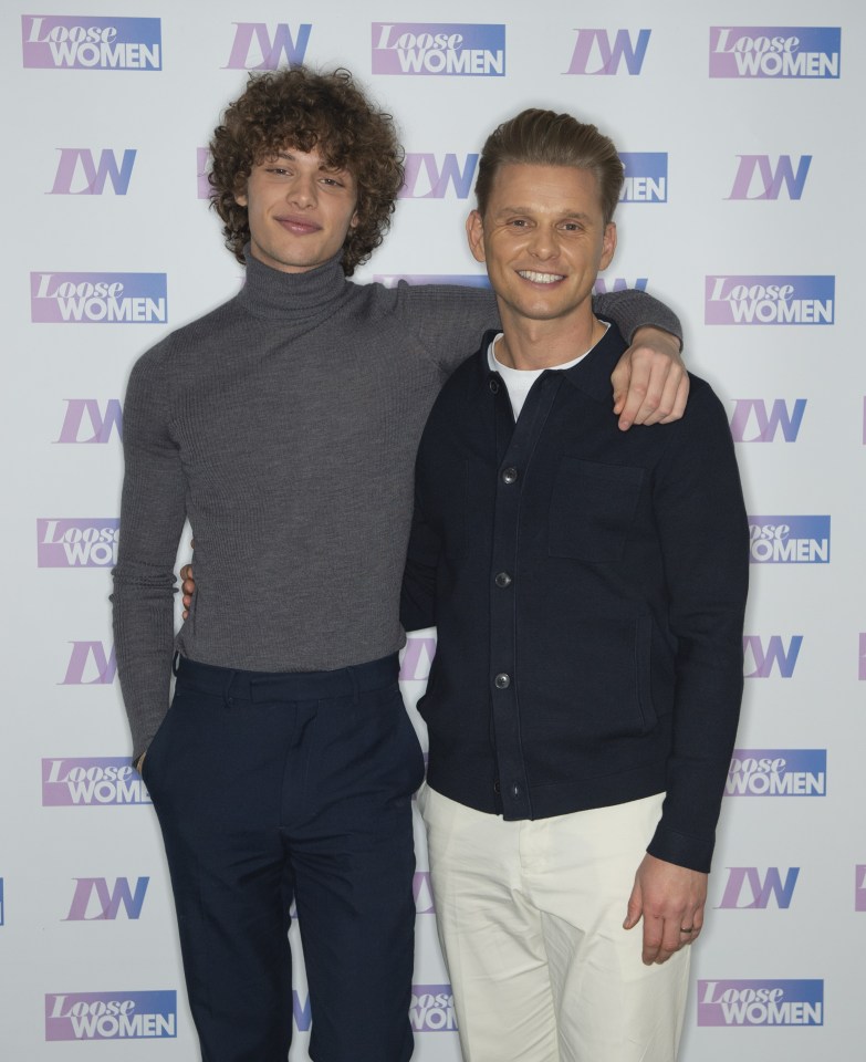 Bobby Brazier and Jeff Brazier at the Loose Women TV show.