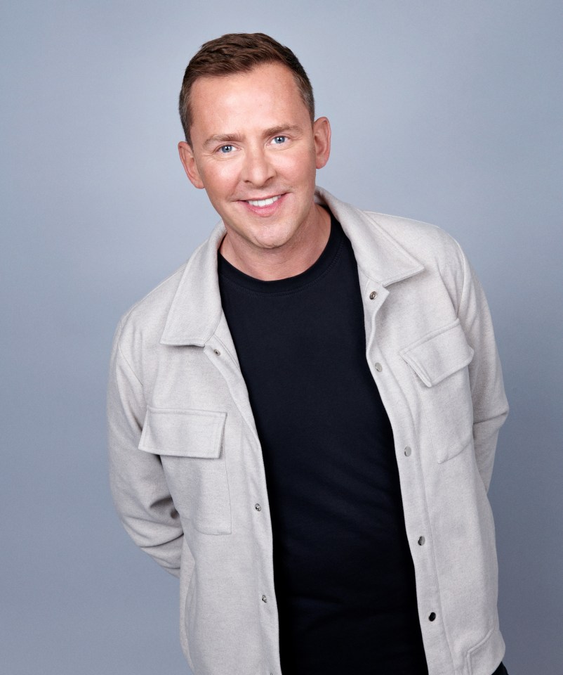 Portrait of Scott Mills, a BBC radio presenter.