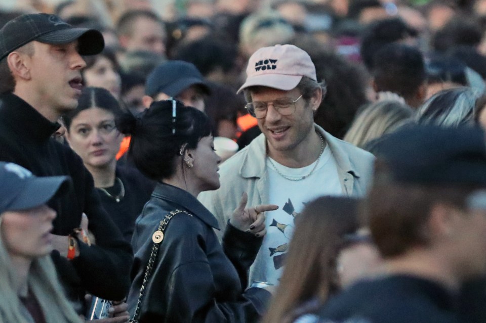 Lily Allen and James Norton on a date at the Lido Festival.