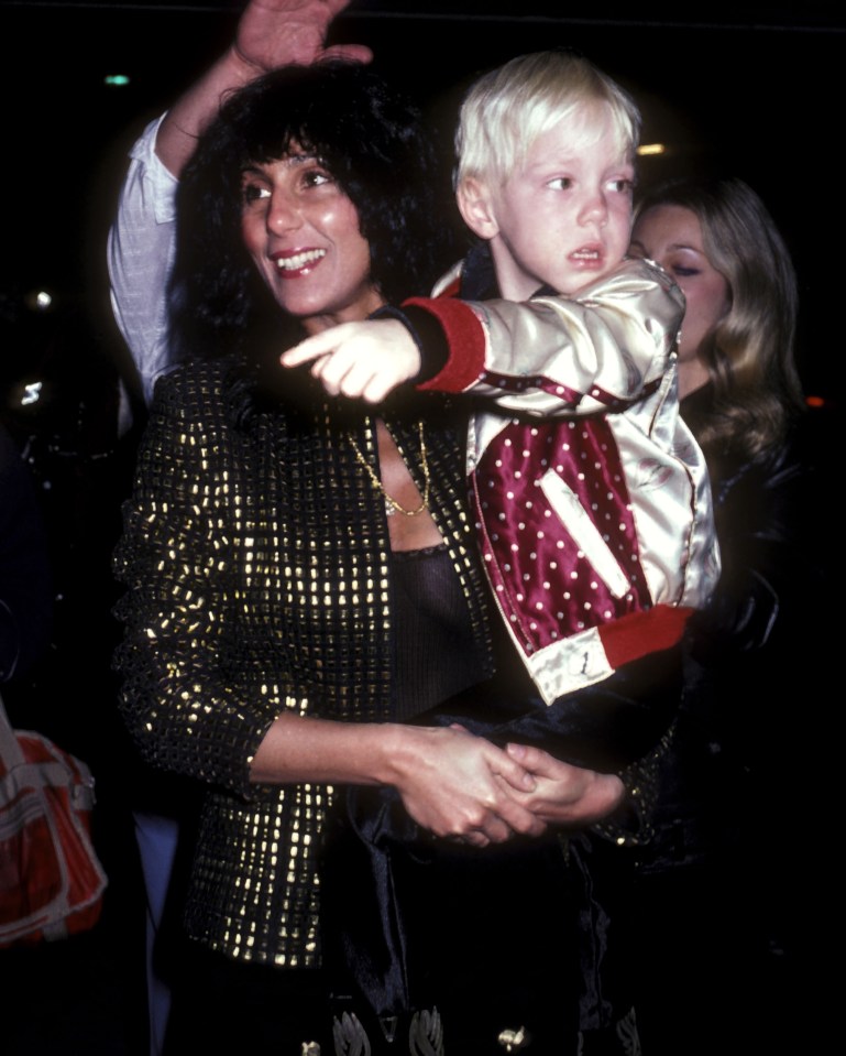 Cher and her son Elijah Blue Allman at the opening night of The Rocky Horror Picture Show.