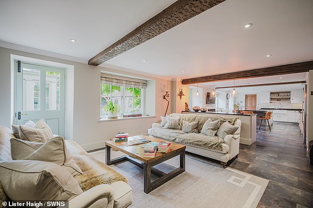 The 5,000 square-foot home, which is just two hours from London by public transport, has now gone on the market with a guide price of £1,475,000
