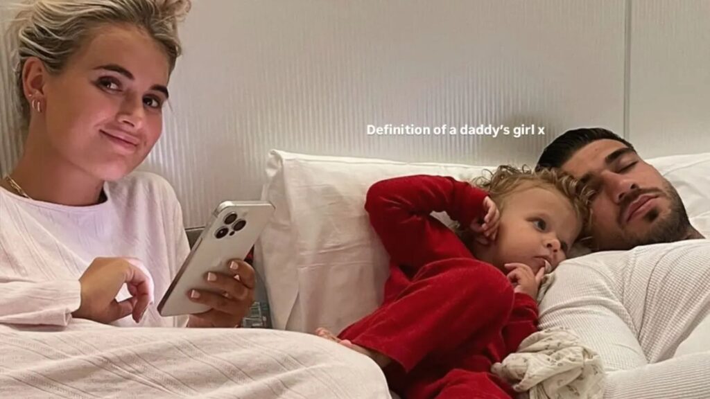 Molly-Mae tells Tommy Fury 'you were made to be a dad' in Father's Day post and jokes she's a 'third wheel'