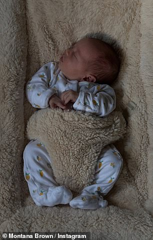 Montana shared the confession alongside a collection of adorable family snaps, including one where she was holding both baby Miley and little Jude