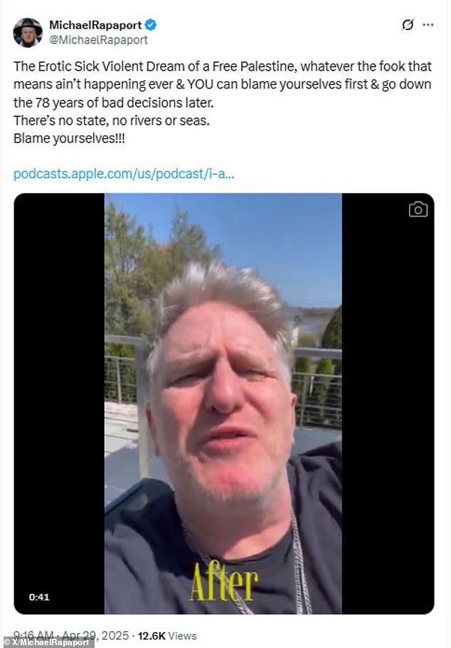 The New York-born comedian, who is Jewish and identifies as a staunch Zionist, has emerged as one of Hollywood's most passionate defenders of Israel since the October 7 terror attacks