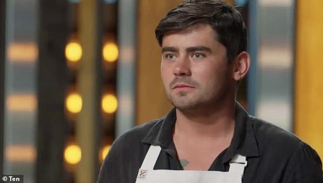 Telling Yahoo on Monday that she was happy for the pair Poh shared that their match up was a surprise to the MasterChef kitchen. Pictured: Declan during filming of the cooking competition