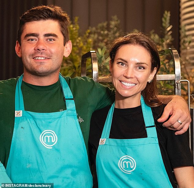 In a revealing new TikTok interview the veteran foodie confessed she was 'surprised' when lovebirds Sarah Todd and Declan Cleary went official with their relationship last week. Pictured: The pair went public with their romance in the latest edition of Stellar Magazine