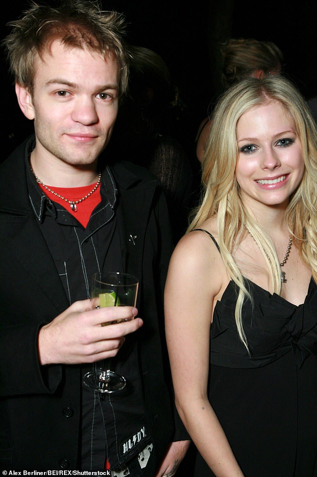 The Girlfriend songstress got engaged to Sum 41 frontman Deryck in 2005 and the pair got hitched the following year when she was 21 and he was five years her senior (Seen in 2006)