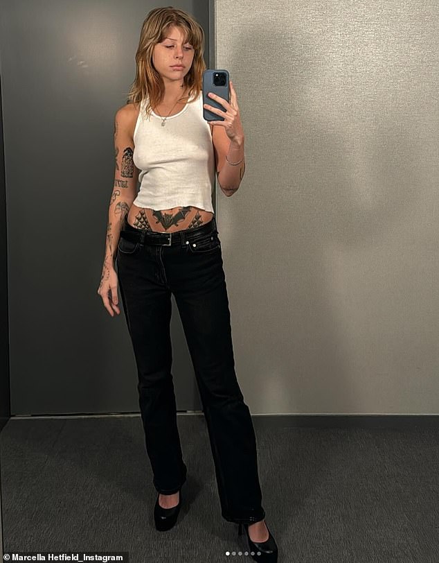 Marcella has shared various modelling campaign snaps to her social media as she forges her career