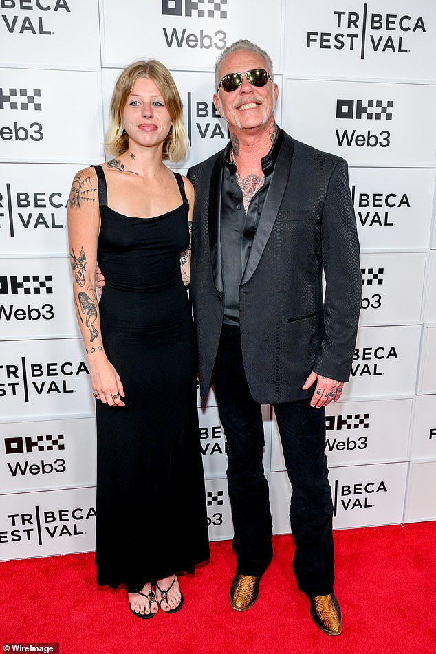 That's right, it's Marcella Hetfield! She is the daughter of Metallica's frontman James Hetfield, 61 (seen together this month)